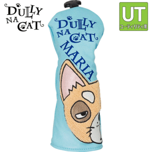 DULLY NA CAT ユーティリティ用 ヘッドカバー DN-UC 02【ダリーナキャット】【UT用】【BLUE】【HeadCover】