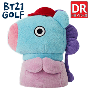 BT21 GOLF HOLE IN ONE ドライバー用 ヘッドカバー【ビーティーイシビル】【ホールインワン】【キャラクター】【MANG】【HeadCover】