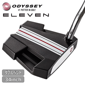 ODYSSEY ELEVEN TRIPLE TRACK 【オデッセイ】【イレブン】【11】【3本線】【ツアー】【パター】【ダブルベント】【34inch】【Putter】