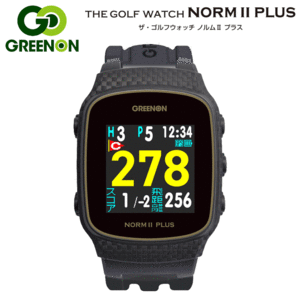 GREEN ON　 NORM II PLUS【グリーンオン】【ノルム2プラス】【ゴルフ】【GPS】【距離測定器】【腕時計】【Black】【GPS/測定器】