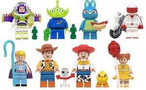 新品LEGOレゴ互換　トイストーリー4 ミニフィグ人形セット