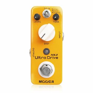 最落無し! Mooer Ultra Drive MKII　/ a45193　ミニサイズの筐体に3モードの歪みを搭載したディストーションペダル！　1円