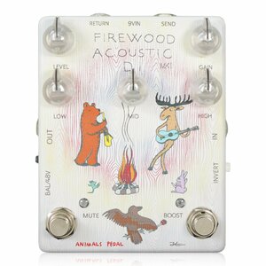最落無し! Animals Pedal　Firewood Acoustic D.I. MKII / a45189　エレクトリック・アコースティックギター用のアクティブDIペダル　1円