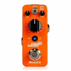 最落無し! Mooer　PURER OCTAVE　/ a45020　歪みのない正確なポリフォニックオクターブエフェクト　1円