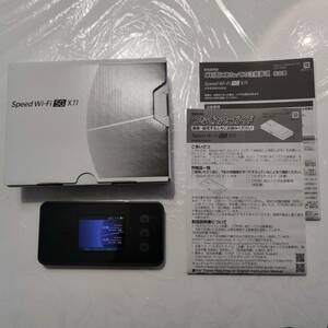 【中古品】Speed Wi-Fi 5G X11 チタニウムグレー NEC