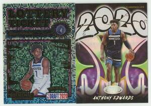 【Anthony Edwards/アンソニーエドワーズRC2枚セット】2020-21 Panini Certified 2020 Contenders Lottery Ticket ルーキー