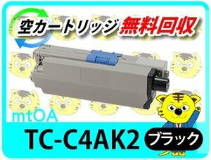 リサイクルトナーカートリッジ TC-C4AK2 再生品 大容量 ブラック 【2本セット】