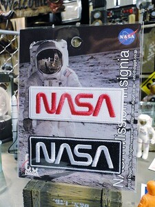 NASAオフィシャルワッペン　（ロゴ2色セット）　■　アメリカン雑貨　アメリカ雑貨