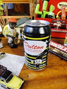 ダルトン　ジュース缶型　缶ケース　（ブラック）　■　アメリカン雑貨　アメリカ雑貨　DULTON