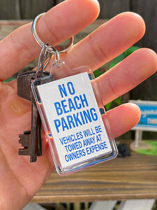  Hawaiian acrylic fiber key holder ( beach . no parking ) # american miscellaneous goods America miscellaneous goods 