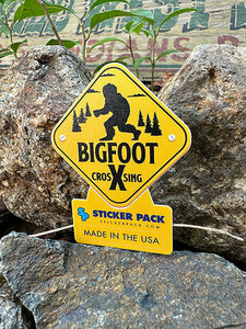 sticker pack outdoor sticker S size ( big foot k Rossi ng) MADE IN U.S.A. water-proof & enduring light material PVC sticker 
