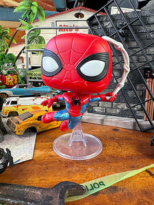  fan ko pop ma- bell Spider-Man no-* way * Home bobbin g head figure ( Spider web ) FUNKO POP!