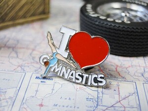  sport pin badge ( I * Rav * gymnastics ) american miscellaneous goods America miscellaneous goods 