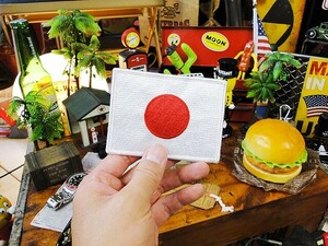 日の丸ワッペン　日本旗　（Lサイズ）　アメリカン雑貨　アメリカ雑貨