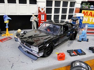 Jada　映画　ワイルドスピード　ダイキャストミニカー　1/24スケール　（ブライアン/ニッサン　スカイライン2000　GT-R　ハコスカ）