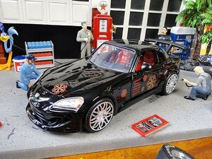 Jada　映画　ワイルドスピード　ダイキャストミニカー　1/24スケール　（ジョニー/ホンダ S2000）　アメリカ雑貨　アメリカン雑貨