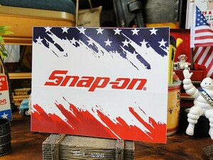 スナップオン　ステッカー　（U.S.フラッグペイント）　アメリカ雑貨　アメリカン雑貨　車　シール　ブランド