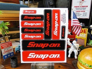 スナップオン　ステッカー　（ロゴ10Pセット）　アメリカ雑貨　アメリカン雑貨　車　シール　ブランド