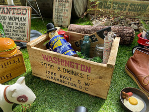 ガーデンボックス　スタッキング木箱　（ワシントン）　■　アメリカン雑貨　アメリカ雑貨