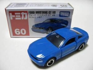 絶版赤箱トミカ60 フォード マスタングＧＴ Ｖ８新品（ベトナム製）