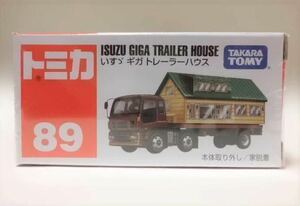 絶版赤箱トミカ89 いすゞ ギガ トレーラーハウス 新品