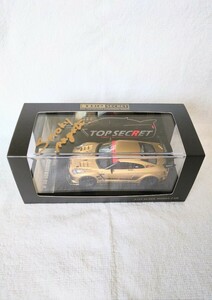 【直筆サイン入り】1/43 TOP SECRET GT-R (R35) Gold・ゴールド・トップシークレット・スモーキー永田・永田和彦・タイガーゲートジャパン