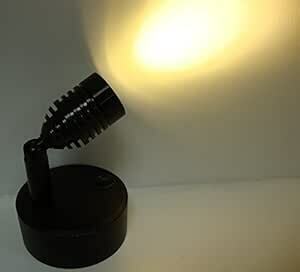 【 オシャレな間接照明を簡単設置 】 スポットライト 間接照明 LINUX：リナックス 電池式なので配線工事不要 (電球色：イエロ