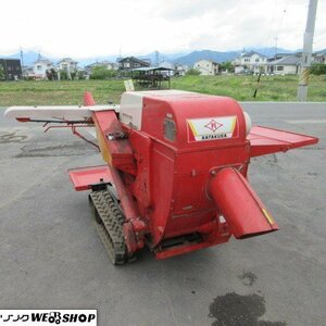 1円 長野 ★直接引取限定★ カタクラ ハーベスター FH250 脱穀機 クローラー 5馬力 脱穀 自走式 現状販売 稲 麦 リコイル 片倉 ジャンク品