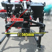 宮崎 ◇ コバシ あぜぬり機 XRM771 ガイア アゼローダー 3点リンク 畦塗機 トラクター 取付 適応 37～60馬力 コントローラ 畦 直接引取 発_画像3