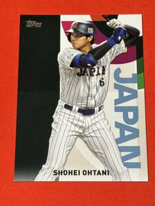 ☆大谷翔平 ＷＢＣインサートカード 2023 topps MLB JAPAN EDITION 侍ジャパン 打者編 ドジャース