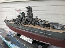 完成品　１/３５０タミヤ新盤　旧日本帝国海軍　弩級戦艦　大和沖縄特攻戦_画像4