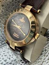 【１円～】未使用級/稼働　 Vivienne Westwood ヴィヴィアンウエストウッド ローマ文字 レディース腕時計 _画像3