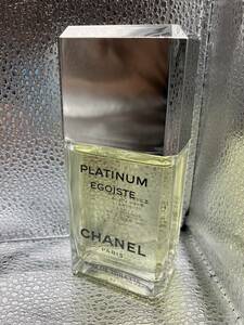 【美品/ほぼ未使用】シャネル CHANEL エゴイスト プラチナム EGOISTE PLATINUM オードゥ トワレット EDT 香水 100ml