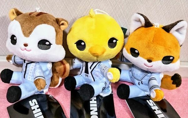 SHINee 　シャイニー　くっつきミニぬいぐるみ ミンホ 　キー 　テミン　マスコット　ぬいぐるみ