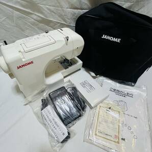 ＜未使用＞ JANOME Nuikiru N-678 ジャノメ ロックカッター内蔵 電子ミシン ヌイキル フットスイッチ付の画像1