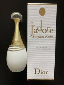 Christian Dior jadore クリスチャンディオール ジャドール オードゥ パルファン ドー 30ml 箱あり 残量ほぼ全量 香水　フランス　未使用