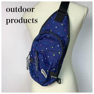 OUTDOOR PRODUCTS outdoor Prada ktsu body back blue dot shoulder blue men's shoulder bag outdoor 