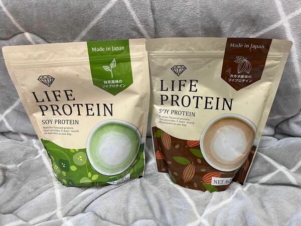 DAIYAMOND LIFE LIFE PROTEIN 抹茶風味・ココア風味 ダイヤモンドライフ プロテイン