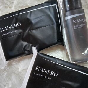 【KANEBO　カネボウ】ラディアントスキンリファイナー・ふき取り化粧水 30ml　コットン 5枚入り×2袋　お試しセット　非売品
