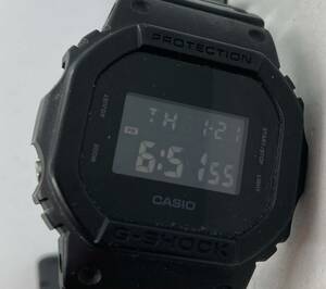 300-0642 CASIO カシオ G-SHOCK 腕時計 DW-5600BB ラバーベルト ブラック　稼働品