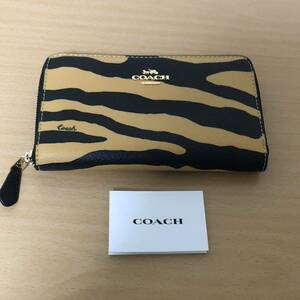 297-0487 COACH コーチ ラウンドファスナー 財布