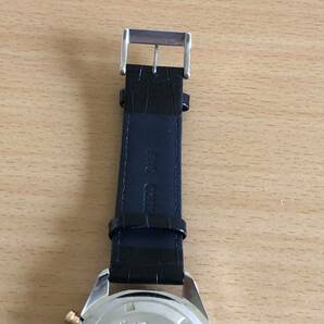 301-0977 SEIKO セイコー メンズ腕時計 革ベルト クオーツ クロノグラフ 黒 ブラック 6T63-00H0 電池切れ 動作未確認の画像6