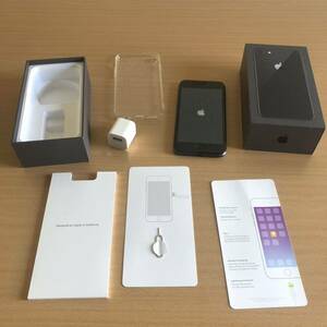 303-0313 Apple iPhone 8 スペースグレイ　A1906 MQ782J/A 64GB SoftBank 利用制限○