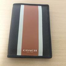 307-0097 COACH コーチ カードケース　F93396_画像1