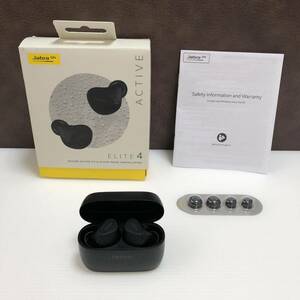 m288-0334-12 Jabra ジャブラ Elite4 Active Bluetooth ワイヤレスイヤホン ブラック 