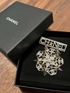 シャネル ココマーク ストーン付き 星 スター ブローチ A17C刻印 レディース アクセサリー ブランド小物 CHANEL