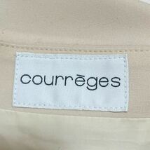 courreges クレージュ バイカラーミニスカート 台形スカート ベージュ系 ピンクベージュ サイズ表記38 ＊BJ_画像5