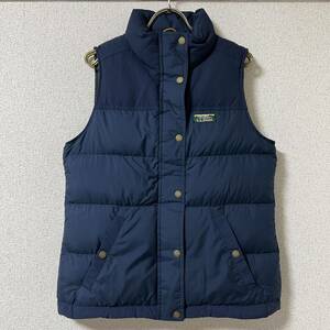 L.L.Bean ダウンベスト ネイビー ベスト PERTEX DOWNTEK レディース　XS ＊CH