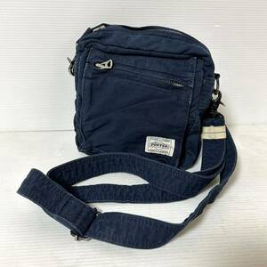 [.. packet post possible ]PORTER Porter Yoshida bag shoulder bag Indigo . shoulder .. cotton indigo *DR