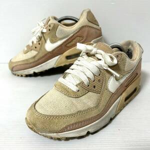 NIKE AIR MAX 90 ナイキ　エア マックス 90 CW6209-212 スニーカー　スエード　24cm ベージュ　＊BA